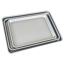 Viking Culinary Nonstick Baking Sheet 3 Piece Set  Large  Medium & Small  Aluminized Steel  0.8. mm Gauge