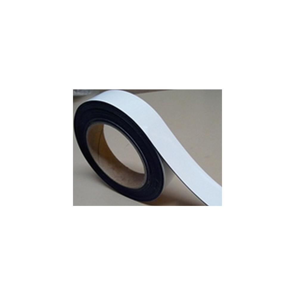 Magnet Valley Dry Erase White Magnetic Strip Roll 2"""" x 25' Write on/Wipe Off Magnet Warehouse Shelf Label