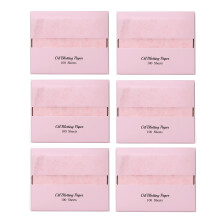[Kun 600 t?ller genopfyldninger] Cherry Blossom Natural Oil Blotting-lagner til ansigt med spejlhylster og genopfyldninger