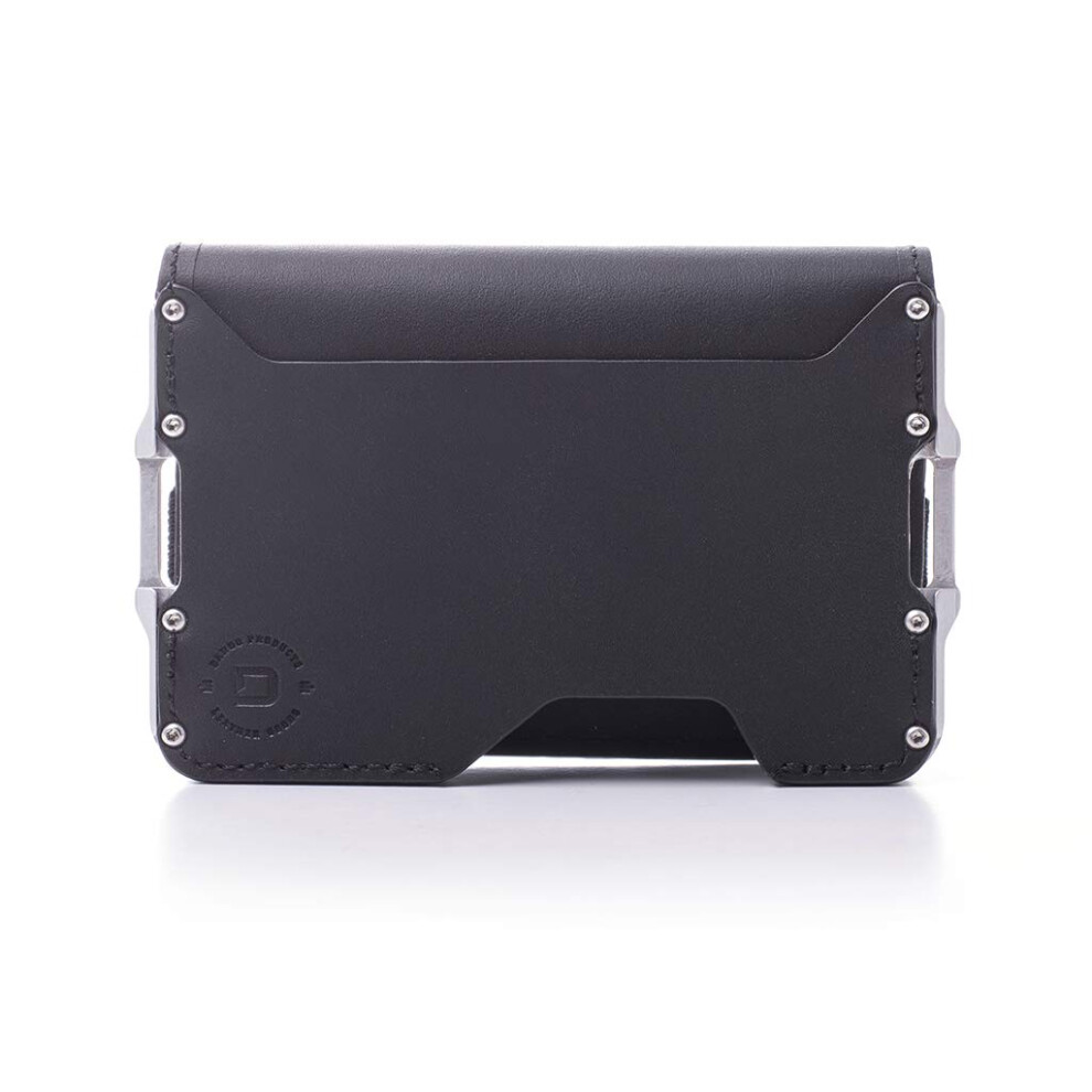 Dango D03 Dapper Bifold Edc Wallet - Made In Usa - Echtleder, Schlank, Minimalistisch, Metall, Rfid-Blockierend-image