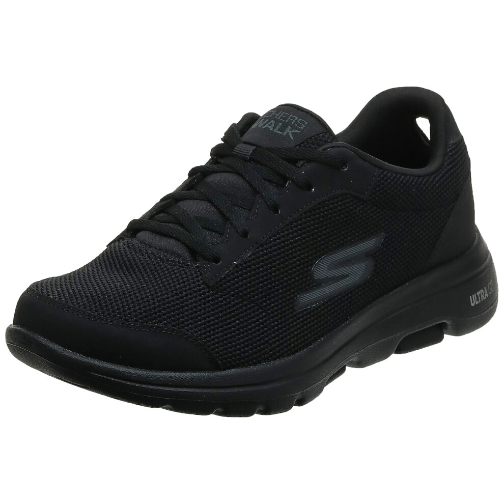 Skechers Mens gowalk 5 Qualify-Athletic Mesh Lace Up Performance Walking Shoe Sneaker  Black 2  105 X-Wide