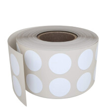 Royal Green White Ronde Dot Label 13mm 0.50 inch - Dots op een rol voor Inventaris Stickers Labels - 1080 stuks