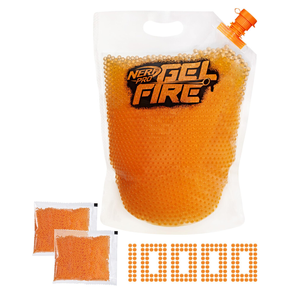 Repuesto De Gelfire Deshidratado Para Nerf Pro Gelfire (10 000 Balas) Para Usar Con Lanzadores Nerf Pro Gelfire A Partir De Los 14 A?Os-image