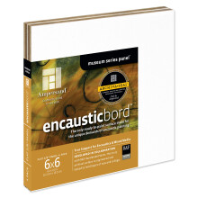 Panel na malovn dreva Ampersand Art Supply: Museum Series Encausticbord 1/8 palce hloubka 6"""" x 6"""" - Balen po 4 kusech
