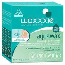 Waxxxie Aqua Wax 13,5 fl oz - Wateroplosbare stripwas voor moeiteloze ontharing met resultaten van salonkwaliteit