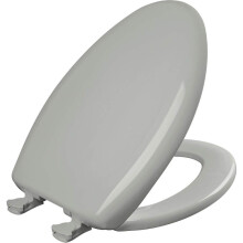 Bemis Classic Colors Slow Close Toalettsits Easy Clean Gngjrn och slitstark plastsits Lnglngd Ice Grey