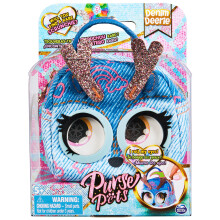 Purse Pets Micros Denim Deerie, stilvolle kleine Geldb   rse mit Augenrollfunktion, Kinderspielzeug f   r M   dchen ab 5 Jahren