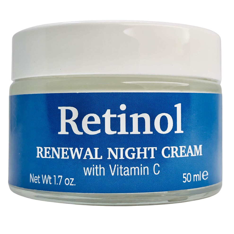 Delfanti-Milano Cream Delfanti Milano Retinol Renewal Night Face And Neck Moisturizer With Vitamin C Made In Italy 1.7 Oz
