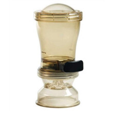 Server Products INS-87100 InSeason Salz- und Gewürzspender, 10 oz. Kapazität, Klar/Schwarz
