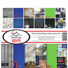 Reminisce There's No Place Like Home Scrapbook Collection Kit Paper Crafts  Multi Color Palette  12x12 inches