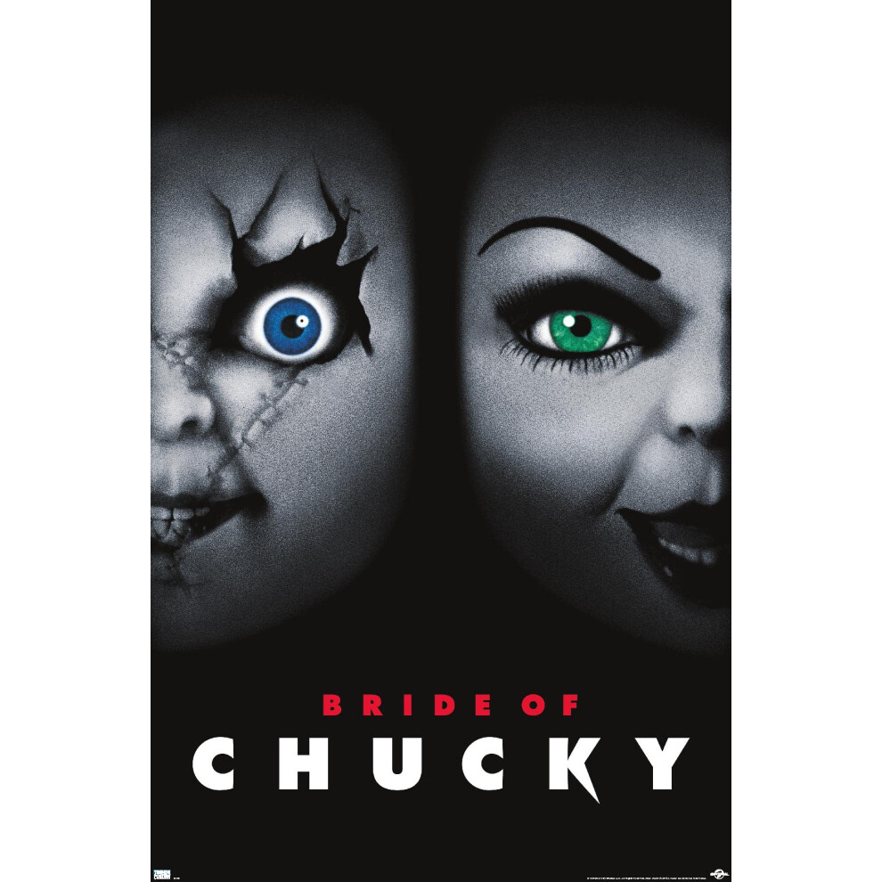 Trends International Child's Play  : La Fianc  e de Chucky - Affiche murale une feuille 22,375"""" x 34"""" Version sans cadre