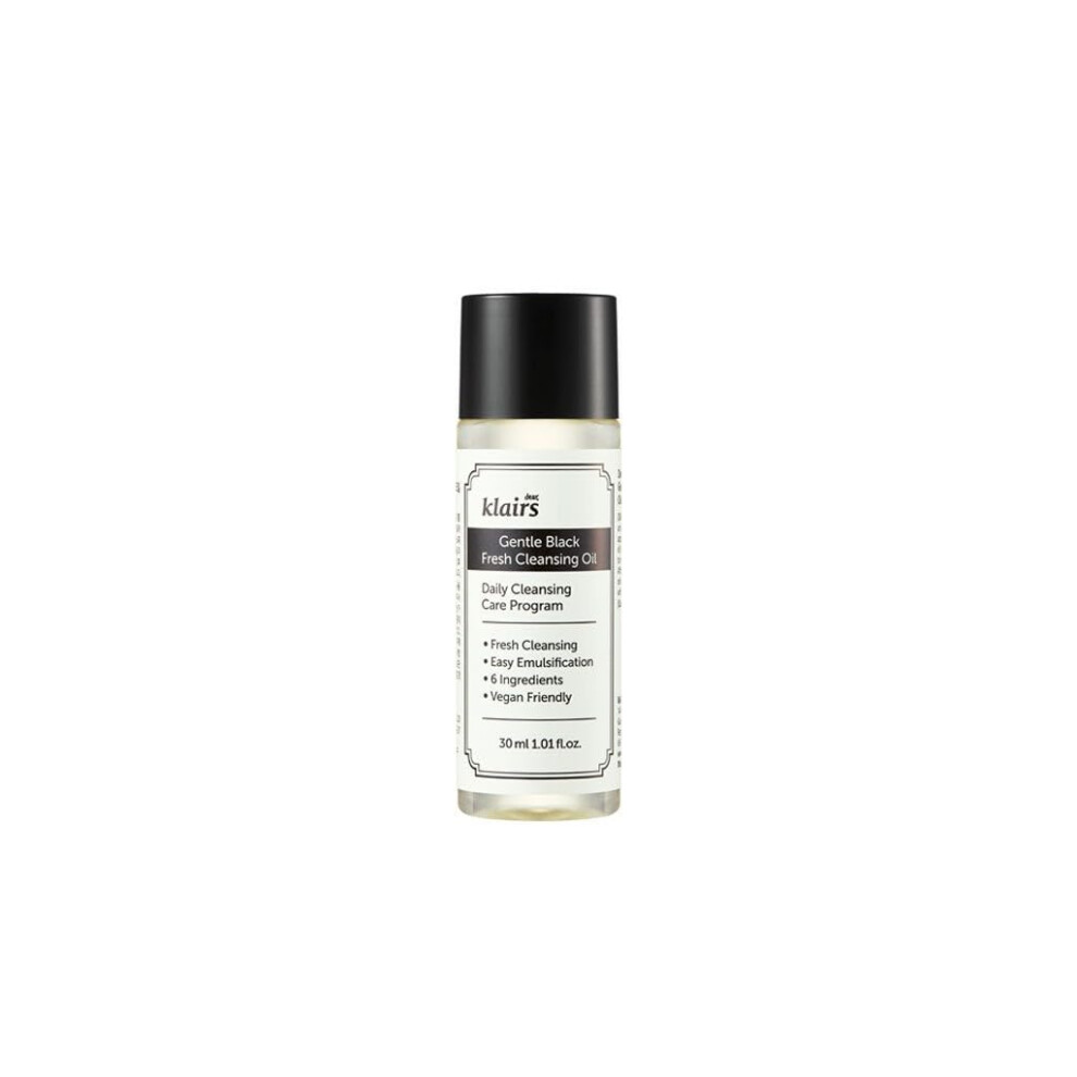 Dearklairs Black/Light Dearklairs] Gentle Fresh Cleansing Oil A And Spreadable Texture Only 6 Ingredients (1.01 Fl Oz)