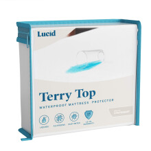 Chr   nic matraca LUCID Premium Hypoalerg   nny 100% Vodeodoln    - Univerz   lny strih Bavlnen    Terry Top King White