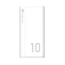 Power Bank - Silicon Power - GP15 - 10000 mAh - Multicolorido - Branco