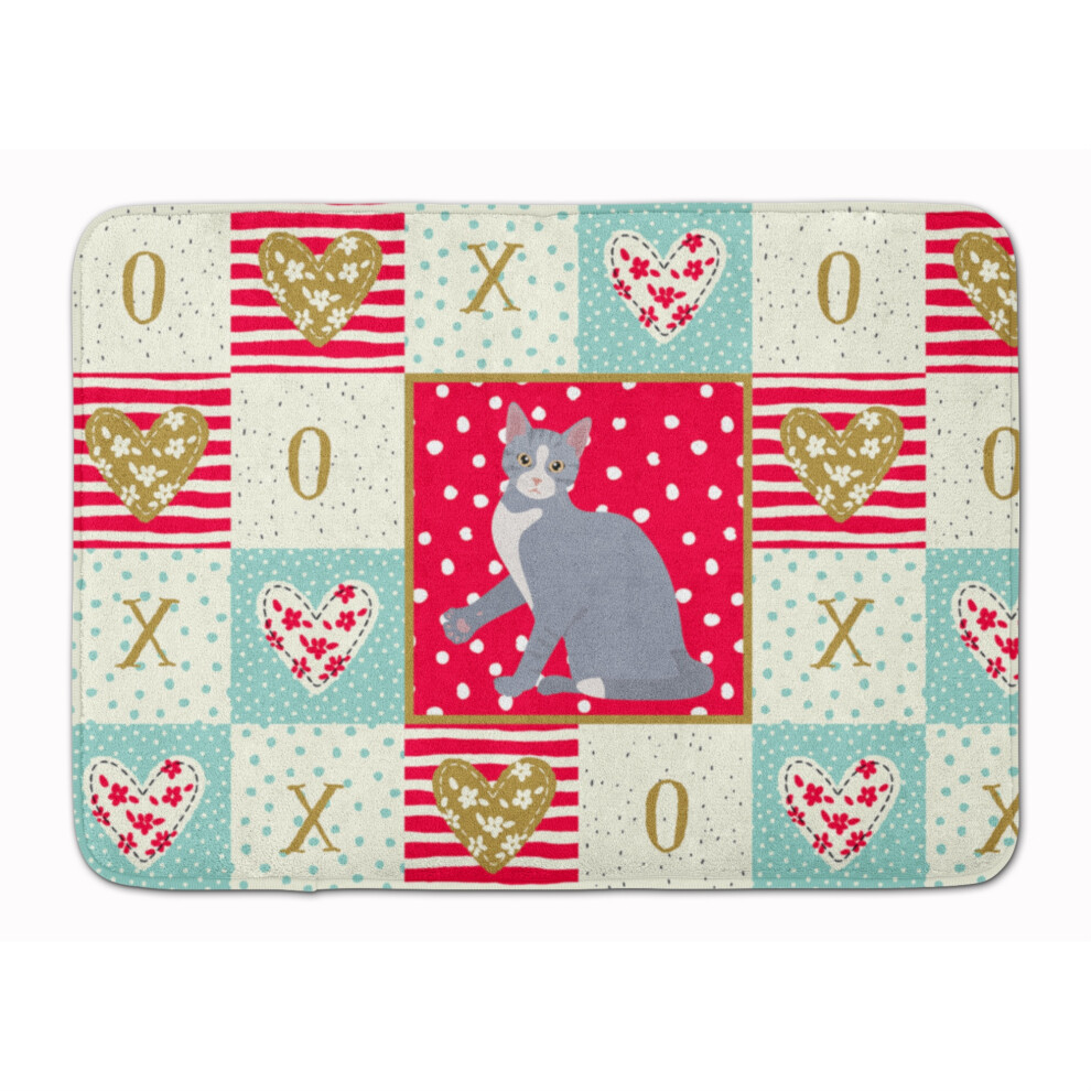 Caroline's Treasures Fu Matten American Polydactyl #2 Cat Love , Maschinenwaschbar, Memory-Schaum, Mehrfarbig-image