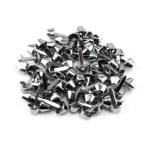 Honbay 60 stuks vernikkeld metalen bodem Stud tas voeten portemonnee voeten Spike spijkerkoppen Brad lederen ambachtelijke accessoires