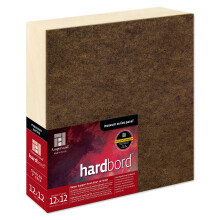Ampersand Art Supply Hardboard Tr?maling Panel: Museum Series Hardboard 12"""" x 12"""" 2"" Cradled Profile
