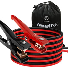 Aweltec Jumper Cables for Car Ul-Listed 8 Gauge 12 Feet Heavy Duty Booster Cables With Carry Bag (8Awg X 12ft)