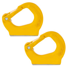 Mytee Products 2 Ton Weld on Anchor Hook G80 Wrecker Crane Tractor Rigging Lifting 4400 Lbs Load Limit (2 Pack)