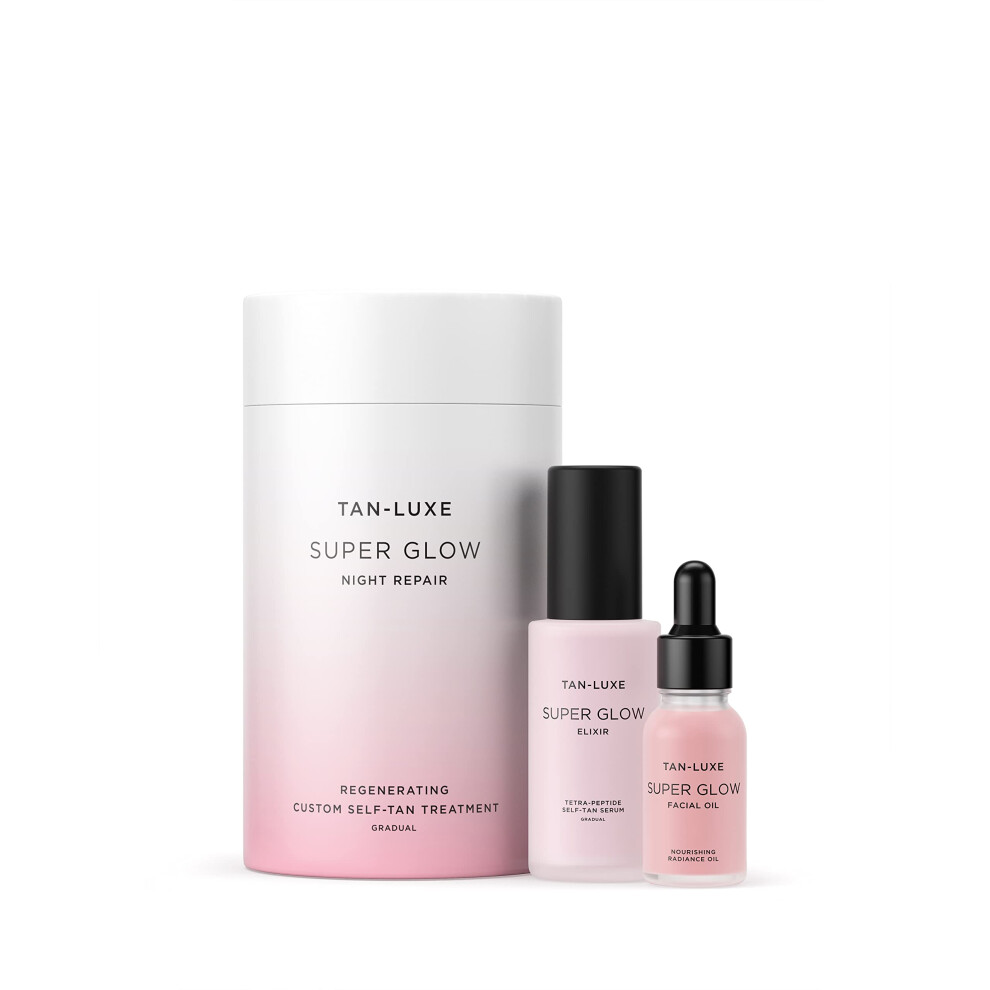 TAN-LUXE Super Glow Night Repair - Regenerating Custom Gradual Self-Tan Treatment  150ml - Cruelty & Toxin Free