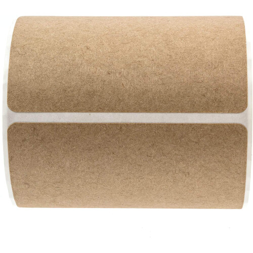 2"""" x 3"""" Brown Kraft Rectangle Color Code Labels / 250 Permanent Adhesive Write On Labels/Blank Kraft Stickers 1