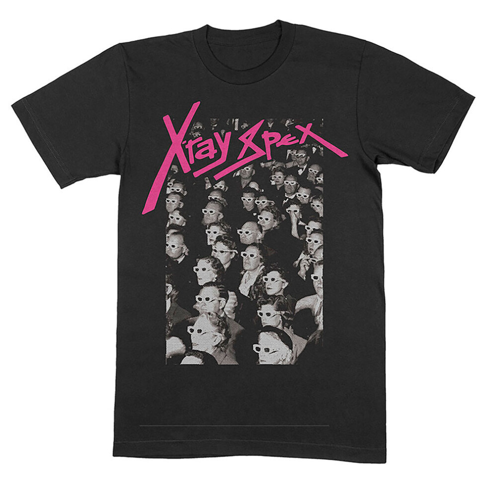 (XXL, Black) X-Ray Spex 3D Cinema T Shirt