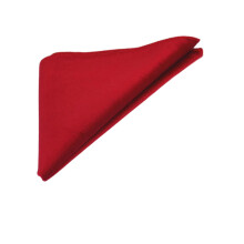 King & Priory Luxury Red Velvet Pocket Square miehille (aikuinen) - Yksi koko - Moderni luksus - Hpiv