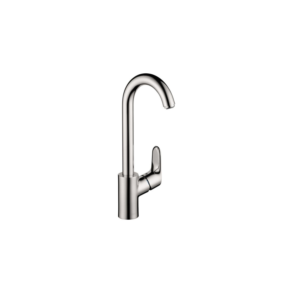 hansgrohe Focus Chrome Bar Kitchen Faucet  Bar Sink Faucet Single Hole  Faucet for Kitchen Sink  Chrome 04507001