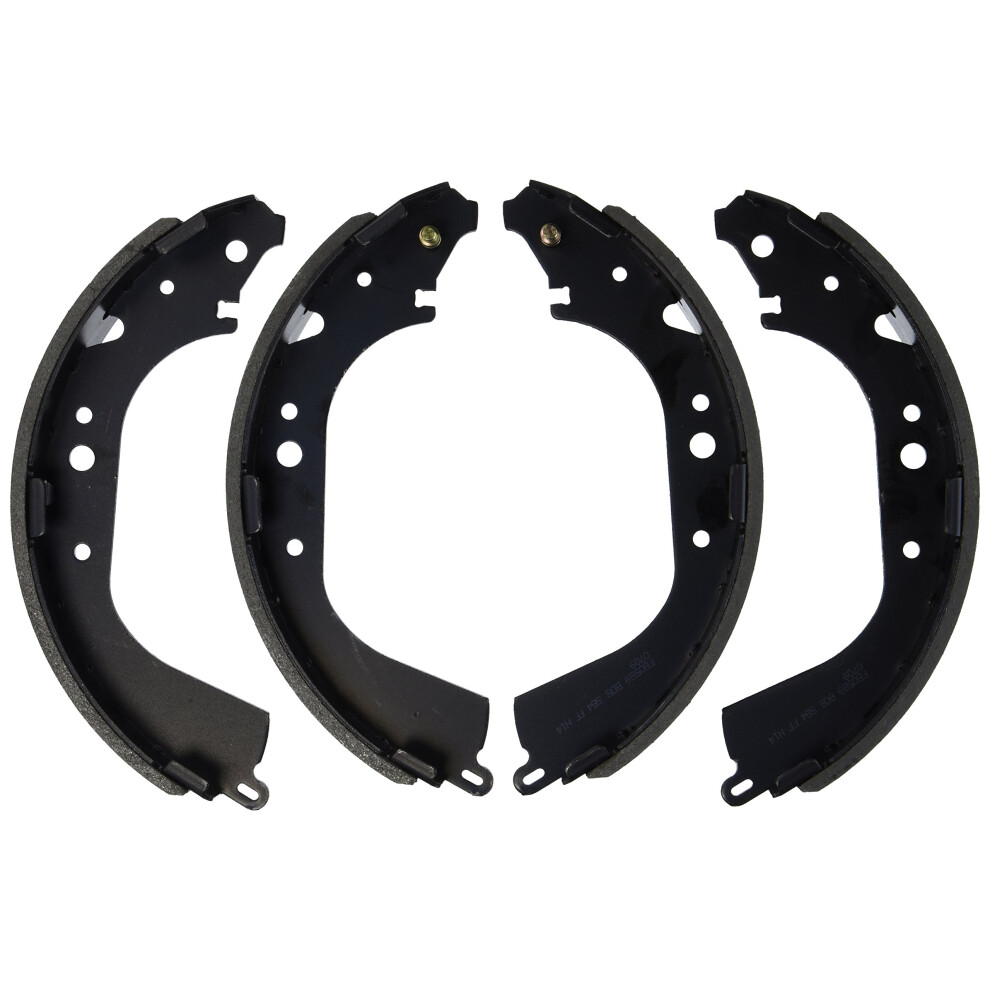 Bosch Bs589 Blue Drum Brake Shoe Set - Compatible With Select Toyota 4Runner Pickup T100 Tacoma Tundra; Rear