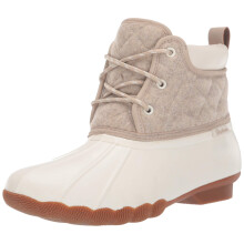 Skechers Γυναικεία Pond-Lil Puddles-Mid Μποτάκια Duck με Υδατοστεγές Σόλο, Φυσικό/Καφέ, 10 M US