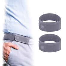 BeltBro Titan Grey 2-Small, elastischer Grtel ohne Schnalle fr Herren  passend fr 1,5-Zoll-Grtelschlaufen, bequem und einfach zu bedienen