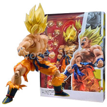(with box) Shf Son Goku Legendary Action Figure PVC Movable Collection Anime Super Saiyan Kakarotto Figurine Model Toys