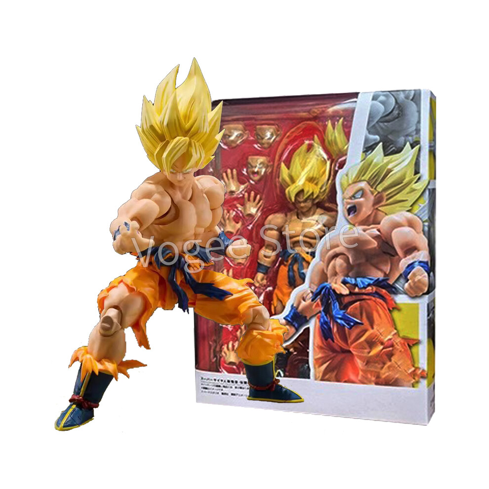 (with box) Shf Son Goku Legendary Action Figure PVC Movable Collection Anime Super Saiyan Kakarotto Figurine Model Toys