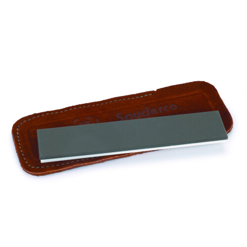 Spyderco 303MF 1"""" by 5"""" DoubleStuff Sharpening Stone - Medium & Fine Sided and Includes Protective Case - 303MF