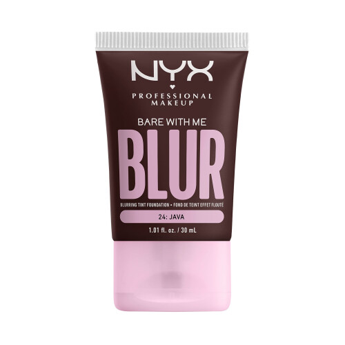 NYX Professional Makeup NYX Professional Makeup Bare With Me Blur Skin Tint Foundation Comp   e com matcha glicerina e niacinamida - Java