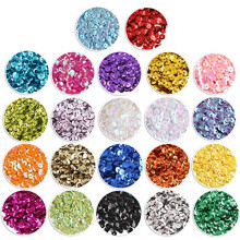 9460 PCS Cup Sequins  Bulk Mixed Colors Loose Sequins for Crafts Sequins and Spangles for DIY Making 6MM  110 Gram