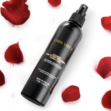 Spray de agua de rosas Lion Locs para rastas y rastas: acondicionador vegano org   nico con aceites de aloe, vitaminas y glicerina.