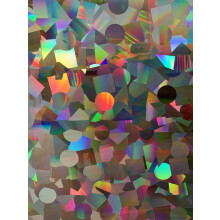 Rainbow Symphony- Rainbow Suncatcher vinduesfilm Konfetti m?nstret vindue kl?ber 12"""" X 18"""" panel lavet i USA