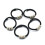 Ruihfas 10Pz Elastici per Capelli con Strass, Accessori Capelli Coreani 3