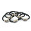 Ruihfas 10Pz Elastici per Capelli con Strass, Accessori Capelli Coreani 2