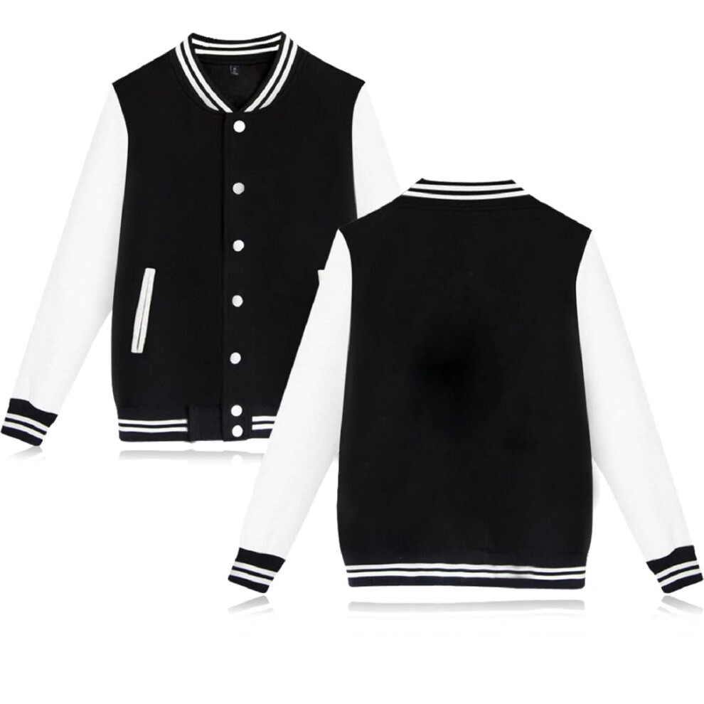Veste de baseball universitaire pour homme et femme, coupe-vent d?contract?, style bomber, l?ger, sweat-shirt