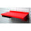 Wall Control Pegboard Shelf 9in Deep Pegboard Shelf Assembly for Wall Control Pegboard and Slotted Tool Board - Red 2