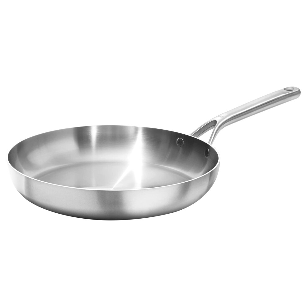 OXO Mira Tri-Ply Stainless Steel  12"""" Frying Pan Skillet  Induction  Multi Clad  Dishwasher and Metal Utensil Safe