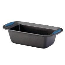 Rachael Ray Yum-o! Bakeware Oven Lovin' tapadsmentes kenyrsto 9 hvelykes x 5 hvelykes acl tepsi szrke tengerkk fogantykkal
