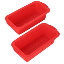 POPBLOSSOM Set of Two Nonstick Loaf Pan For Homemade Bread Making Soap Fudge Meatloaf and more (2 Pack Bread Mold)