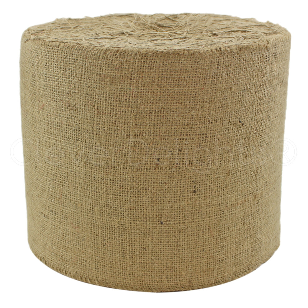 Toile de jute naturelle CleverDelights 9"" - Qualit   industrielle - Rouleau de 100 verges - Toile de jute    tissage serr   de 9 pouces - 9 pouces