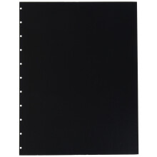 GBC VeloBind Leather Look Premium Presentatiehoezen Zonder Venster Vierkante Hoeken Zwart 50 Stuks Per Doos (9742230)