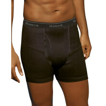 Hanes Ultimate Mens Tagless - Tbb szn (blues vlogatott) Boxer rvidnadrg 5 csomag fekete szrke vlogatott 2 kzepes USA