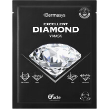 DR.ORACLE Diamond V -naamio, V-linjainen korvanaamio koukkukiinnityksell  , korealainen (1 pakkaus, 5 kpl), ihotautil    k  rien testaama. DERMASYS b