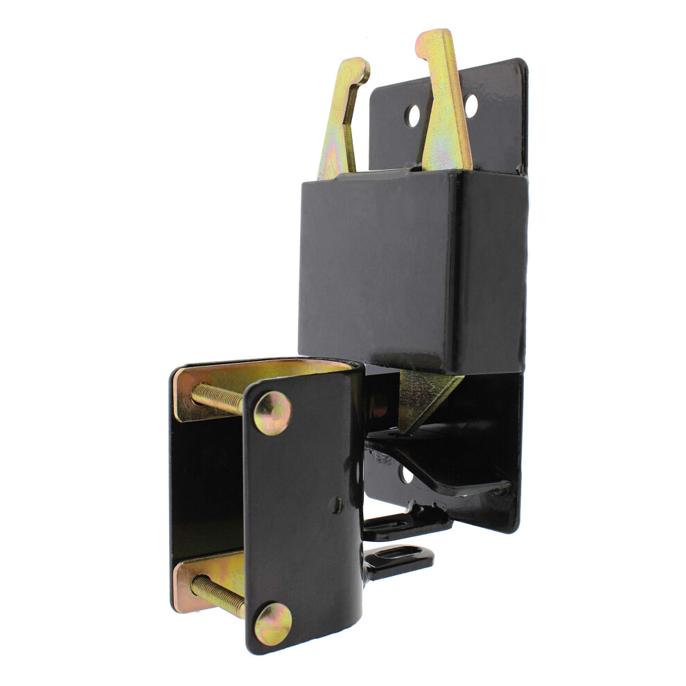 Rural365 Farm Gate Latch 2 Way Gate Latch - Black Two Way Gate Latch Livestock Cattle Gate For Horse Corrals Ranches 840145804053